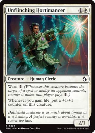 Unflinching Hortimancer (23) [Reality Fracture] foil