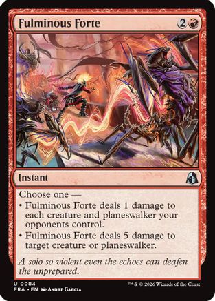 Fulminous Forte (84) [Reality Fracture] foil