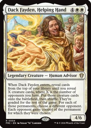Dack Fayden, Helping Hand (4) [Commander: Reality Fracture]
