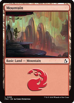 Mountain (0288) (288) [Reality Fracture] foil