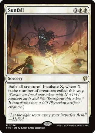 Sunfall (36) [Commander: Reality Fracture]
