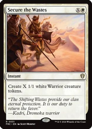Secure the Wastes (31) [Commander: Reality Fracture]