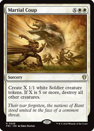 Martial Coup (28) [Commander: Reality Fracture]