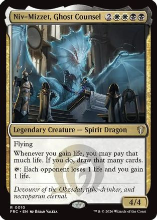 Niv-Mizzet, Ghost Counsel (10) [Commander: Reality Fracture]