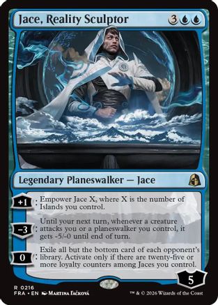Jace, Reality Sculptor (216) [Reality Fracture] foil