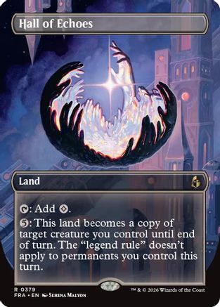 Hall of Echoes (Borderless) (379) [Reality Fracture] foil