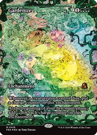 Gardenize (Showcase) (Fracture Foil) (0416) (416) [Reality Fracture] foil