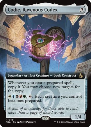 Codie, Ravenous Codex (Extended Art) (431) [Reality Fracture] foil