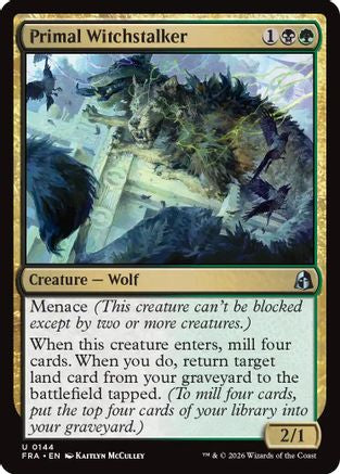 Primal Witchstalker (144) [Reality Fracture] foil