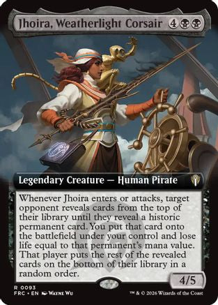 Jhoira, Weatherlight Corsair (Extended Art) (93) [Commander: Reality Fracture]