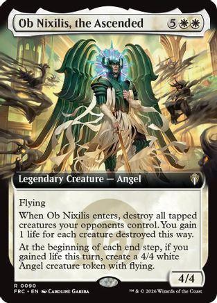 Ob Nixilis, the Ascended (Extended Art) (90) [Commander: Reality Fracture]