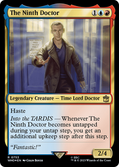 The Ninth Doctor (Surge Foil) (753) [Doctor Who] foil - Deck Out Gaming