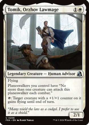 Tomik, Orzhov Lawmage (206) [Reality Fracture] foil