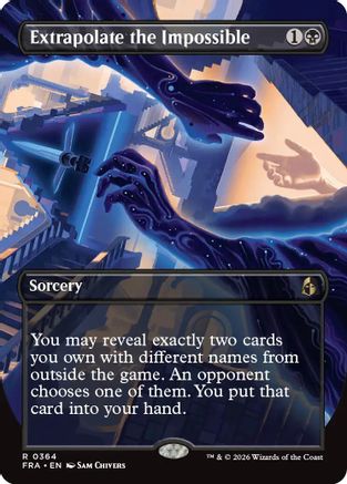 Extrapolate the Impossible (Borderless) (364) [Reality Fracture] foil