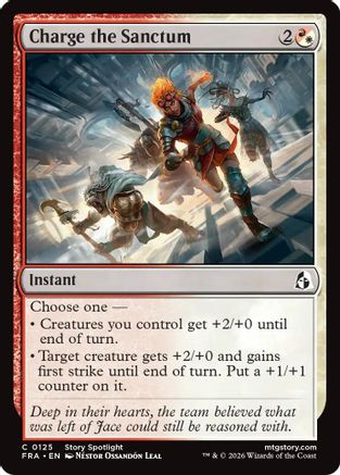 Charge the Sanctum (125) [Reality Fracture] foil