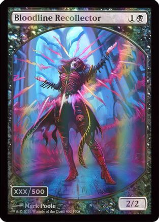 Bloodline Recollector (Retro Frame) (Serial Numbered) (Double Rainbow Foil) (402) [Reality Fracture] foil
