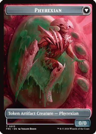 Phyrexian // Incubator Double-Sided Token (13) [Commander: Reality Fracture]