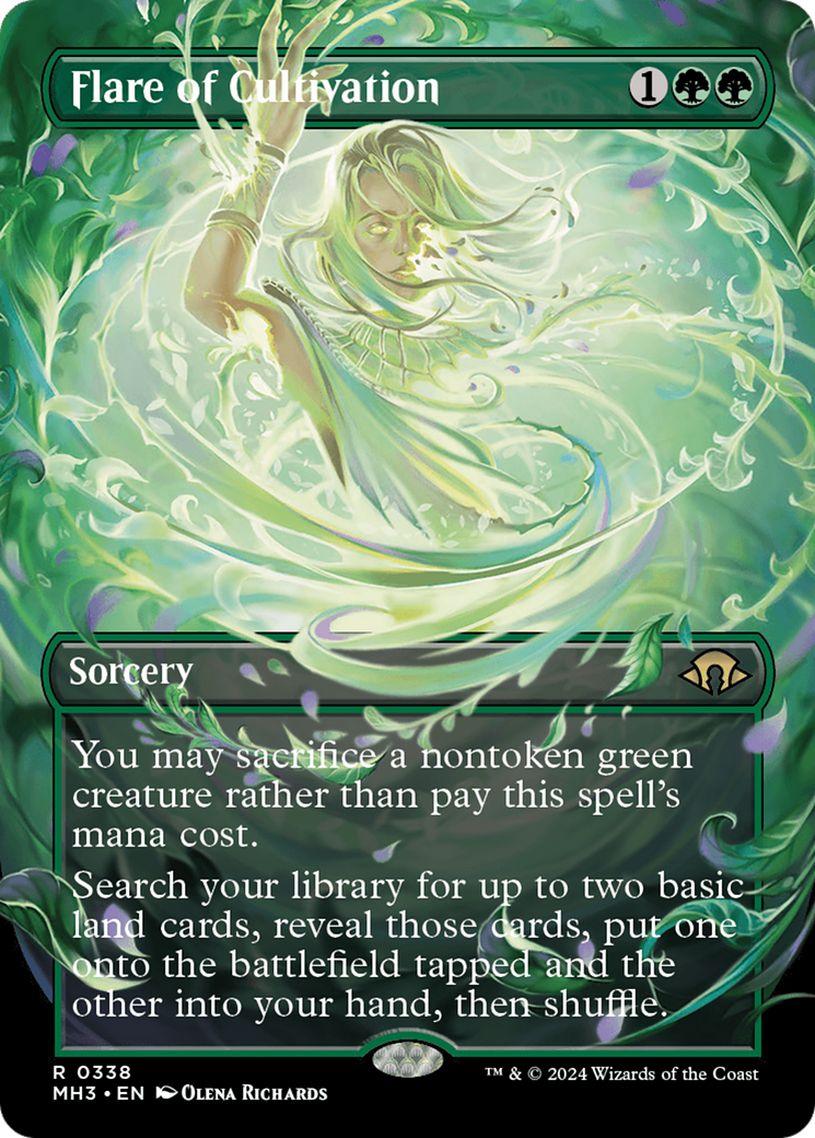 Flare of Cultivation (Borderless) (338) [Modern Horizons 3] - Deck Out Gaming