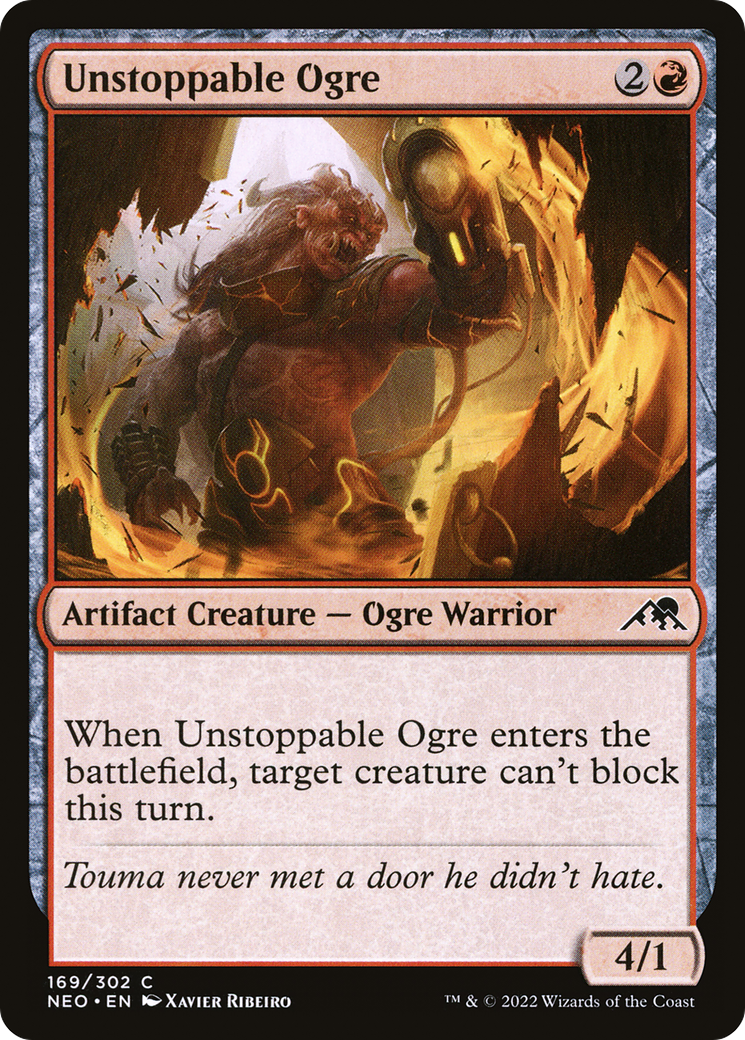 Unstoppable Ogre (169) [Kamigawa: Neon Dynasty] - Deck Out Gaming