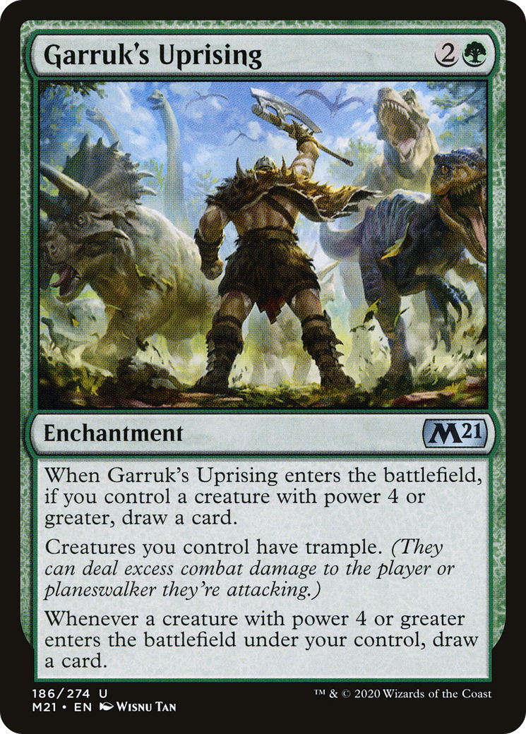 Garruk's Uprising (186) [Core Set 2021] foil - Deck Out Gaming