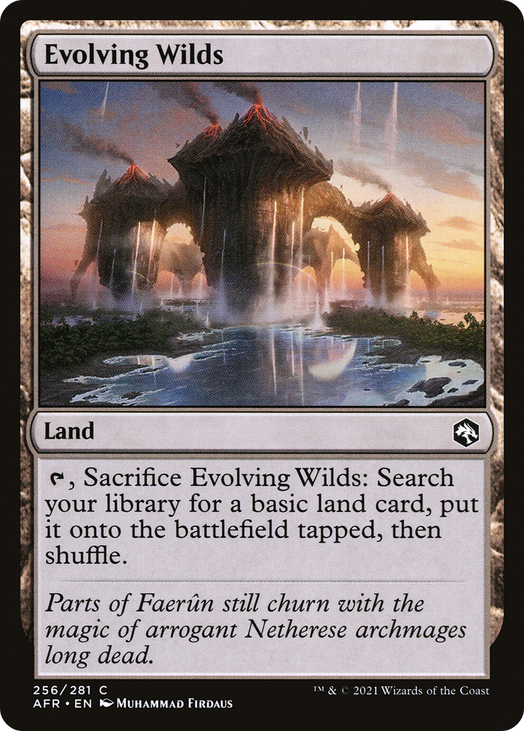 Evolving Wilds (256) [Adventures in the Forgotten Realms] - Deck Out Gaming