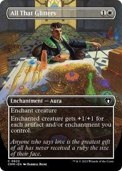 All That Glitters (Borderless) (622) [Commander Masters] foil - Deck Out Gaming