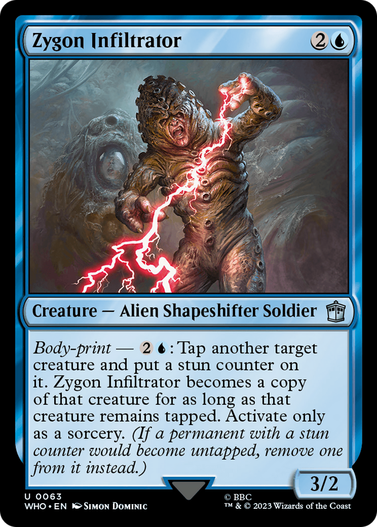 Zygon Infiltrator (63) [Doctor Who] foil - Deck Out Gaming