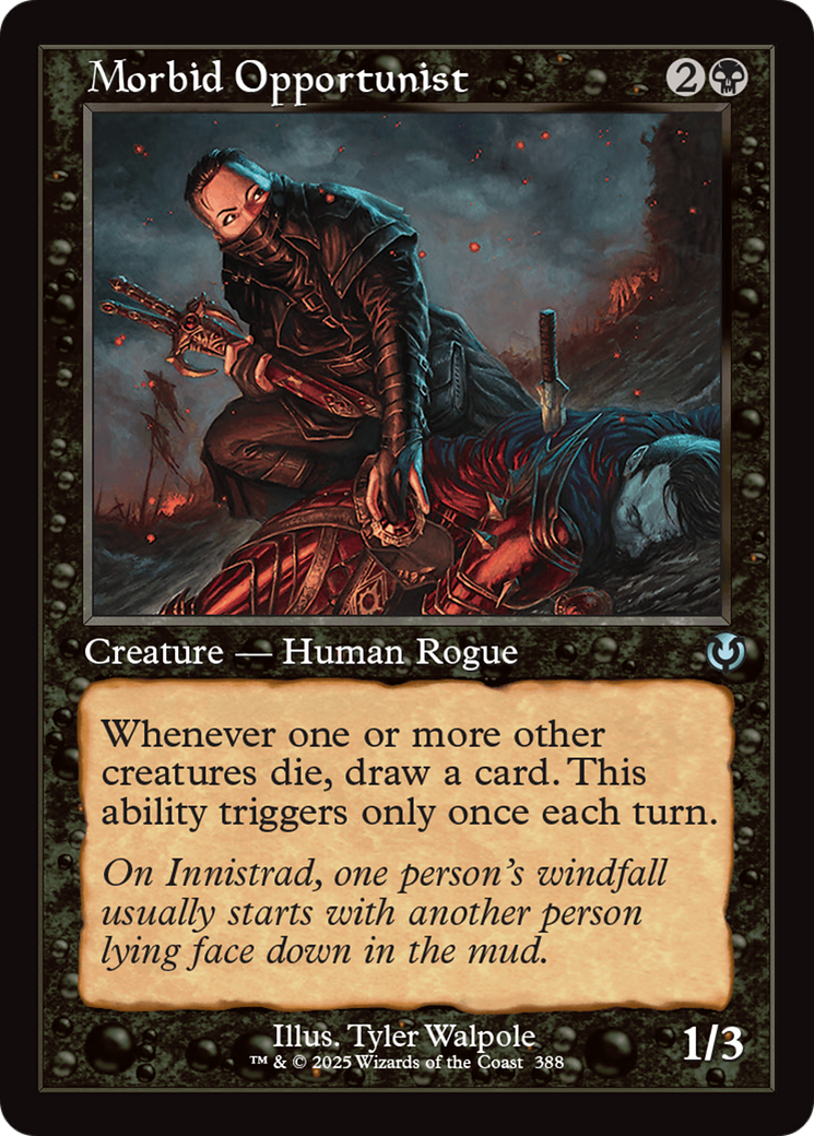 Morbid Opportunist (Retro Frame) (388) [Innistrad Remastered] - Deck Out Gaming