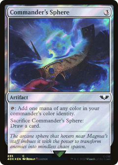 Commander's Sphere (235) (Surge Foil) (235) [Warhammer 40,000 Commander] foil - Deck Out Gaming