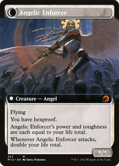 Enduring Angel (Extended Art) (327) [Innistrad: Midnight Hunt] - Deck Out Gaming