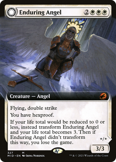 Enduring Angel (Extended Art) (327) [Innistrad: Midnight Hunt] - Deck Out Gaming