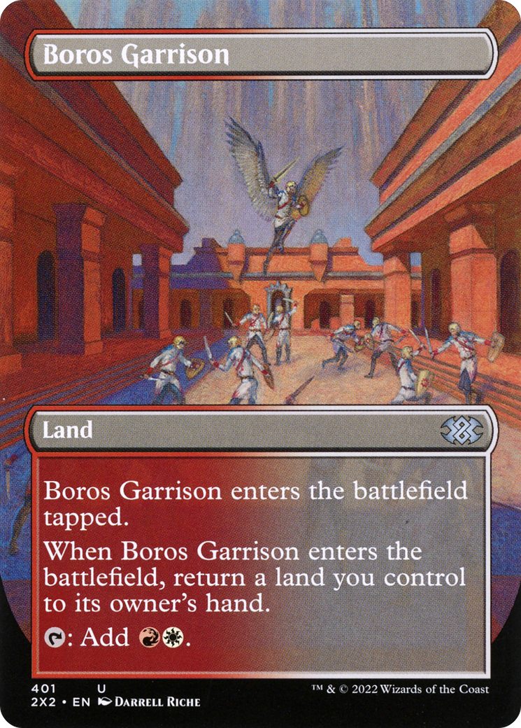 Boros Garrison (Borderless) (401) [Double Masters 2022] - Deck Out Gaming