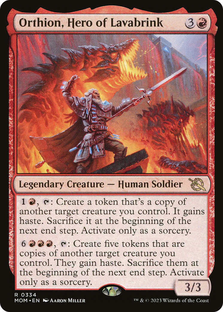 Orthion, Hero of Lavabrink (334) [March of the Machine] - Deck Out Gaming