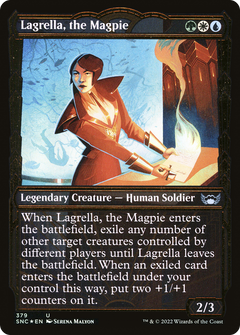 Lagrella, the Magpie (Gilded Foil) (379) [Streets of New Capenna] foil - Deck Out Gaming