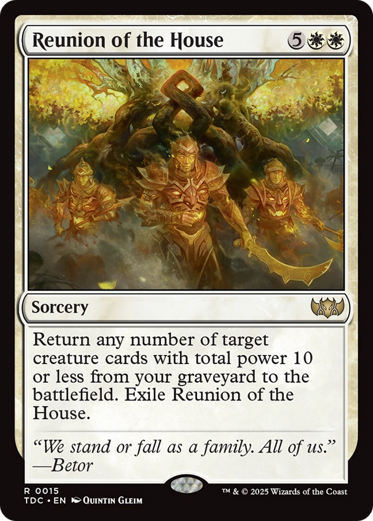 Reunion of the House (15) [Commander: Tarkir: Dragonstorm] - Deck Out Gaming
