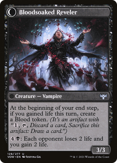 Restless Bloodseeker (128) [Innistrad: Crimson Vow] foil - Deck Out Gaming