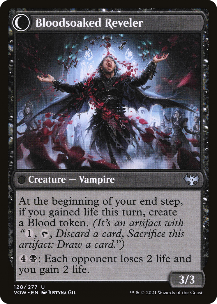 Restless Bloodseeker (128) [Innistrad: Crimson Vow] foil - Deck Out Gaming