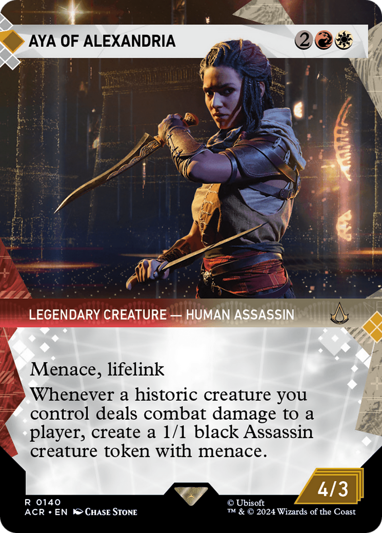 Aya of Alexandria (Showcase) (140) [Assassin's Creed] foil - Deck Out Gaming