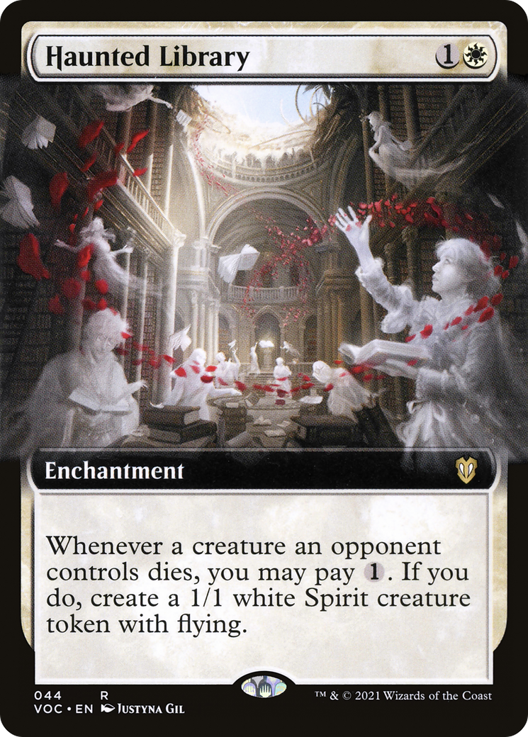 Haunted Library (Extended Art) (44) [Commander: Innistrad: Crimson Vow] - Deck Out Gaming
