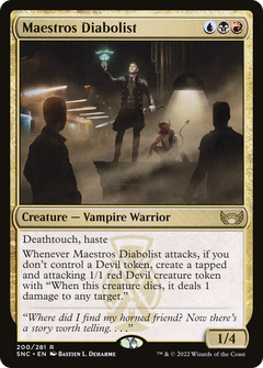 Maestros Diabolist (200) [Streets of New Capenna] - Deck Out Gaming