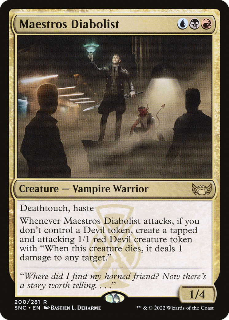 Maestros Diabolist (200) [Streets of New Capenna] foil - Deck Out Gaming