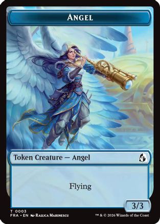 Angel (0003) // Treasure Double-Sided Token (3) [Reality Fracture]