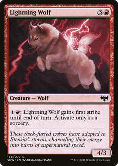 Lightning Wolf (168) [Innistrad: Crimson Vow] - Deck Out Gaming