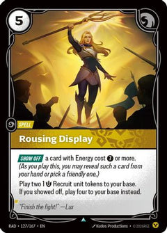 Rousing Display (127/167) [Radiance] Foil-1