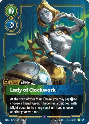 Orianna, Lady of Clockwork (145/167) [Radiance] Foil-1