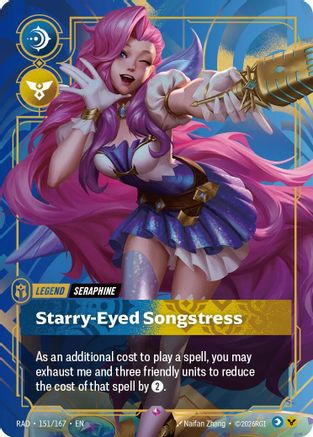 Seraphine, Starry-Eyed Songstress (151/167) [Radiance] Foil