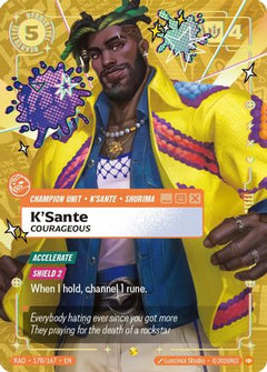 K'Sante, Courageous (Showcase) (178/167) [Radiance] Foil-1