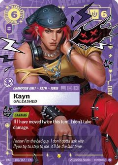 Kayn, Unleashed (Showcase) (182/167) [Radiance] Foil-1
