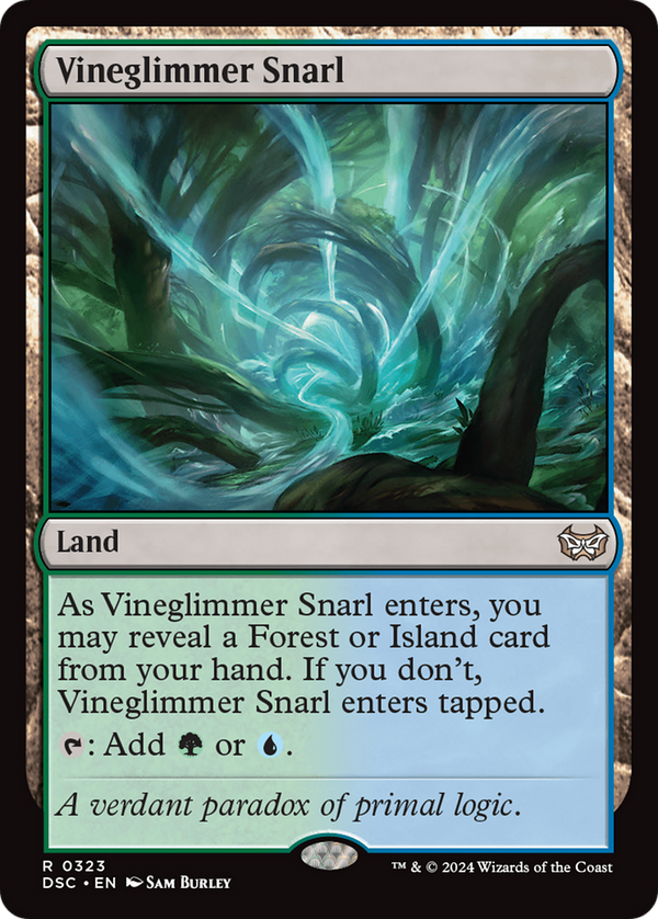 Vineglimmer Snarl (323) [Duskmourn: House of Horror Commander] - Deck Out Gaming
