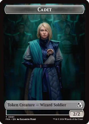 Cadet // Map Double-Sided Token (1) [Commander: Reality Fracture] foil-1